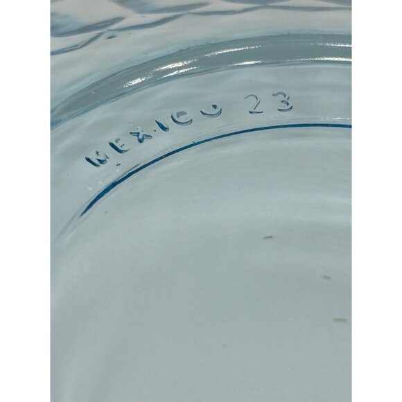 Vintage Forte Crisa Mexico Ice Blue Cup and Saucer 1960's - Picture 10 of 16